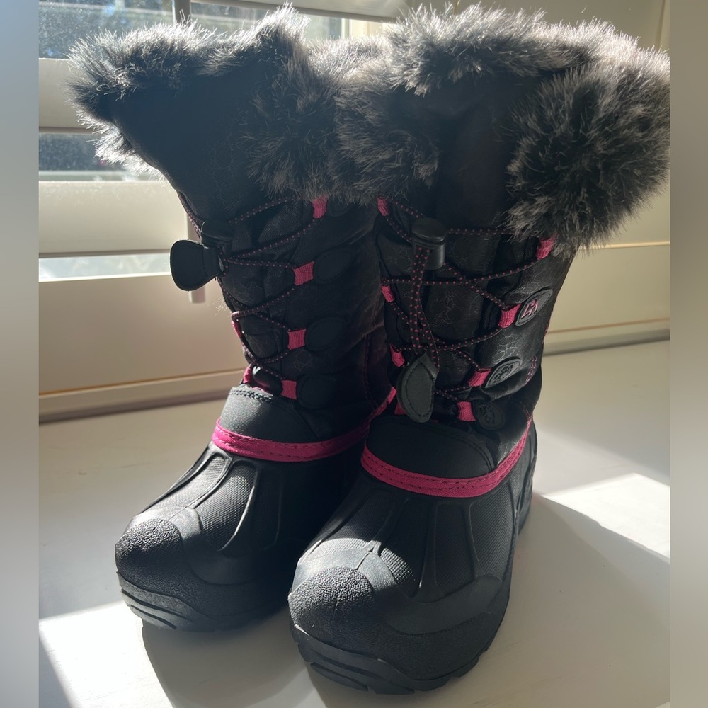 ICEFACE Kids Winter Snow Boots Waterproof and Insulated - Size 5